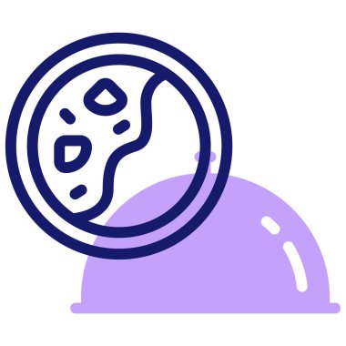 Köri. Web simgesi basit illüstrasyon