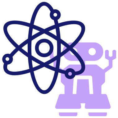 Bilim simgesi vektör illüstrasyonu