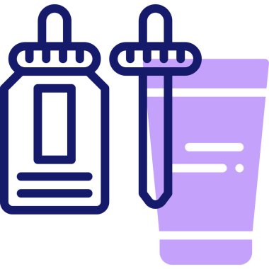 Serum . Web simgesi vektör illüstrasyonu