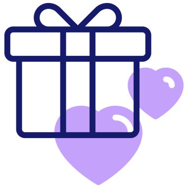 hediye simgesi vektör illüstrasyonu