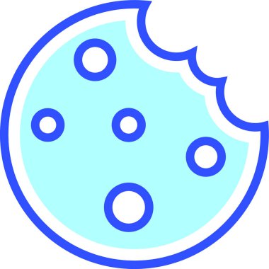 Çerez modern simge, vektör illüstrasyonu