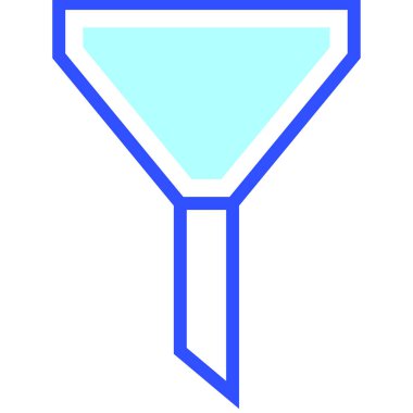 Modern simge, vektör illüstrasyonunu filtreler