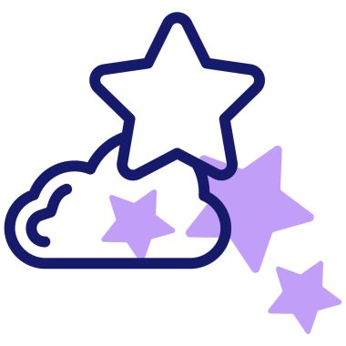 yıldız simgesi, vektör çizimi 