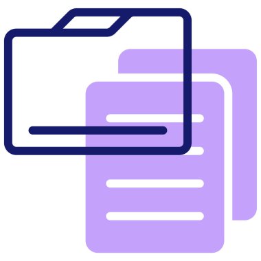 Dizin web simgesi basit illüstrasyon