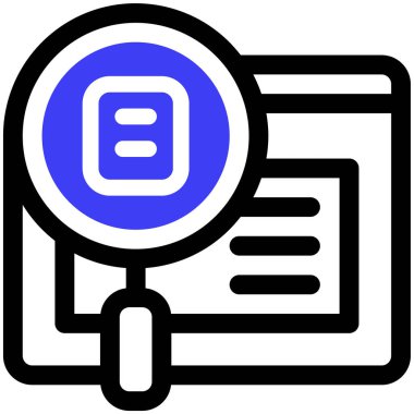 Dosya. Web simgesi basit illüstrasyon