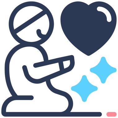 Dini tema için dua simgesi 