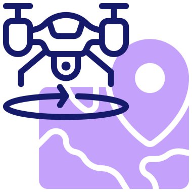 İHA. Web simgesi basit illüstrasyon 