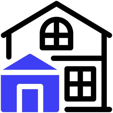 Ev. Web simgesi basit tasarım