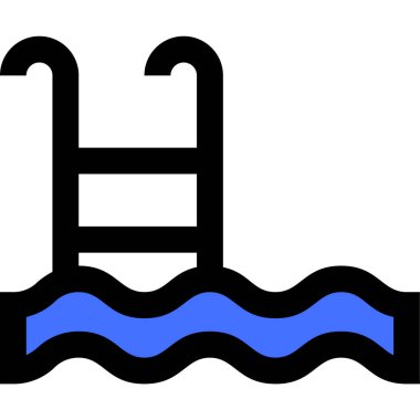 Yüzme havuzu. Basit tasarım