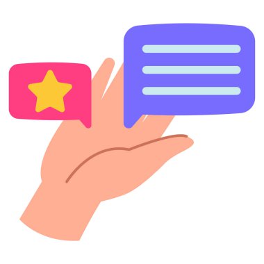 Tavsiye. Web simgesi basit illüstrasyon