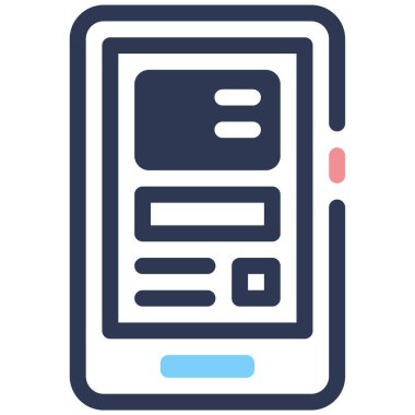 telefon simgesi, vektör illüstrasyonu basit tasarım