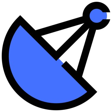 Uydu simge vektör çizim