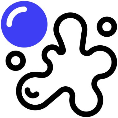 sıçrama simgesi, vektör illüstrasyonu 