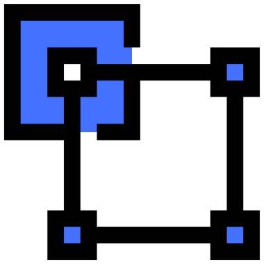 Vektör web simgesi basit tasarım