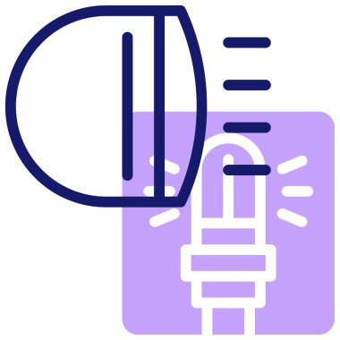 Elektrik prizi. Basit resimleme