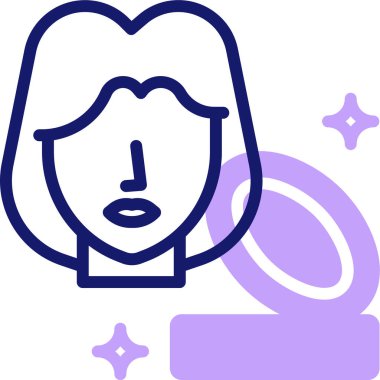 Doktor. Web simgesi basit illüstrasyon