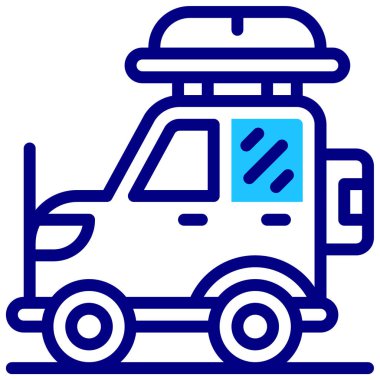 araba simgesi, vektör illüstrasyonu basit tasarım