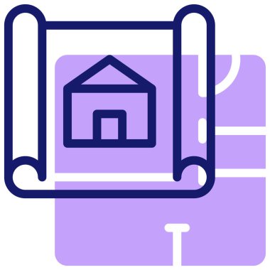 Şablon simgesi, vektör illüstrasyonu