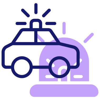 araba simgesi, vektör illüstrasyonu basit tasarım