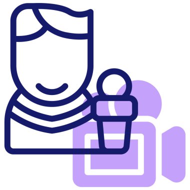 Adamım. Web simgesi basit illüstrasyon