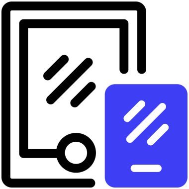 gadget simgesi, vektör illüstrasyonu basit tasarım