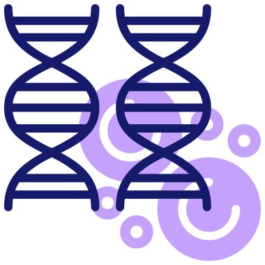 dna. Web simgesi basit illüstrasyon 