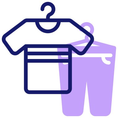 giysi simgesi, vektör illüstrasyonu basit tasarım