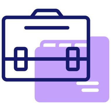 Portföy web simgesi, illüstrasyon 