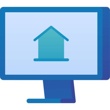  Bilgisayar Denetim simgesi, vektör illüstrasyonu basit tasarım