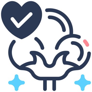 Sürdürülebilir. Web simgesi basit illüstrasyon