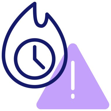 Bitiş tarihi, zaman yönetimi, vektör illüstrasyonu