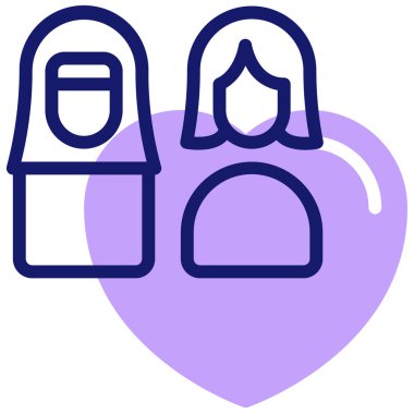 Hoşgörü. Web simgesi vektör illüstrasyonu