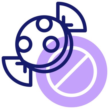 Virüs. Web simgesi basit tasarım