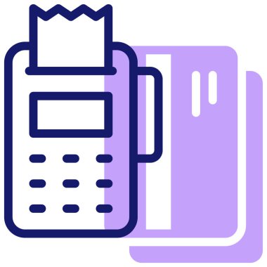 ödeme kavramı simgesi, vektör illüstrasyonu basit tasarım