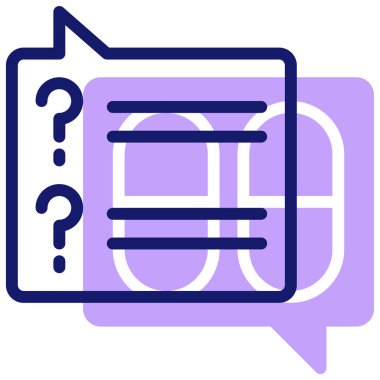 danışman kullanıcı. Web simgesi basit illüstrasyon