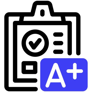 Deneme. Web simgesi basit illüstrasyon 