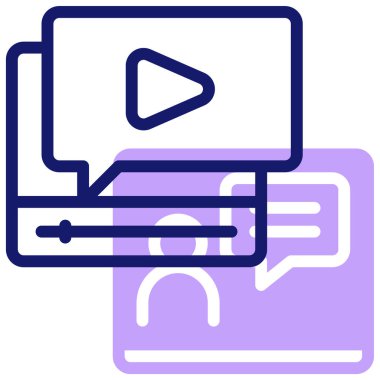 video oynatıcı simgesi, vektör illüstrasyonu basit tasarım