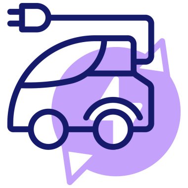 Pil. Web simgesi basit illüstrasyon 