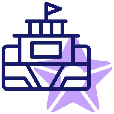 kumsusan simgesi, vektör illüstrasyonu basit tasarım