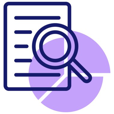 Araştırma Web simgesi basit illüstrasyon