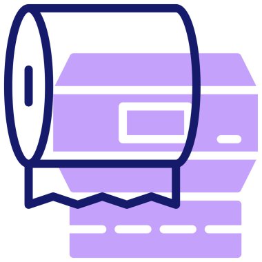 Mendil. Web simgesi basit illüstrasyon