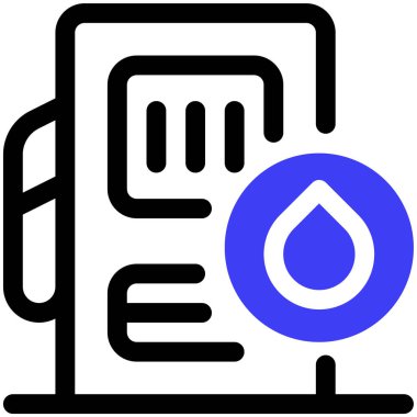 Benzin istasyonu. Basit tasarım