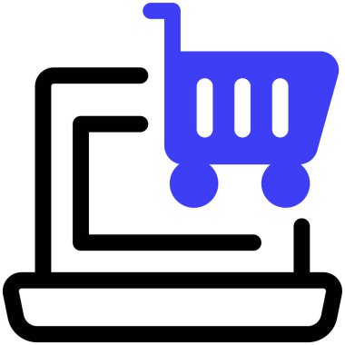 Ticaret için. Web simgesi vektör illüstrasyonu