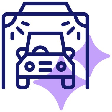 - Araba. Web simgesi basit illüstrasyon