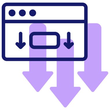 İndirin. Web simgesi vektör illüstrasyonu 
