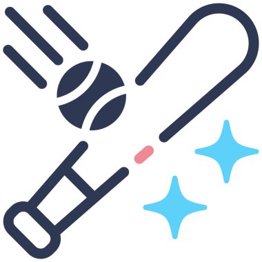 Yarasa modern simge, vektör illüstrasyonu 