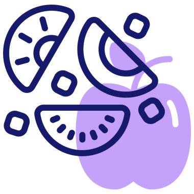 meyve simgesi, vektör illüstrasyonu basit tasarım