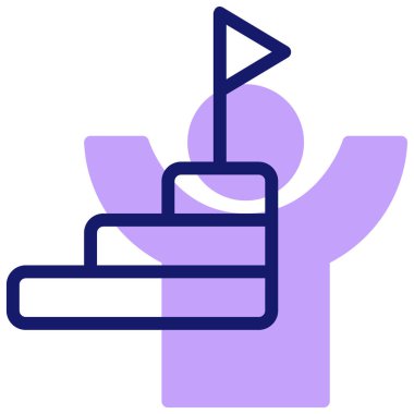 Hedef, simge vektör illüstrasyonunu hedefle