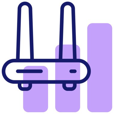 router simgesi vektör illüstrasyonu