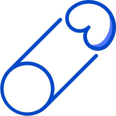 çengelli iğne simge vektör çizim